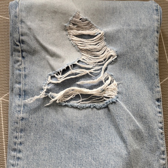 Icon Denim LA Poppy Wide Leg Distressed Jeans - Picture 6 of 8